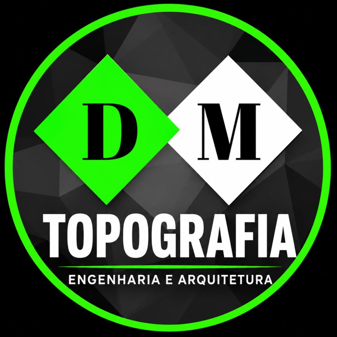 Logo DM Topografia